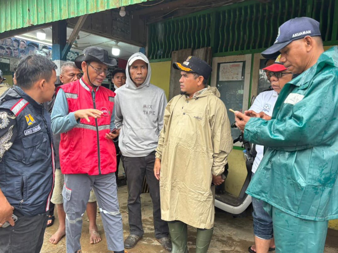 Wakil Bupati Solok Tinjau Lokasi Rawan Banjir Bandang di Tiga Nagari di Kec Junjung Sirih